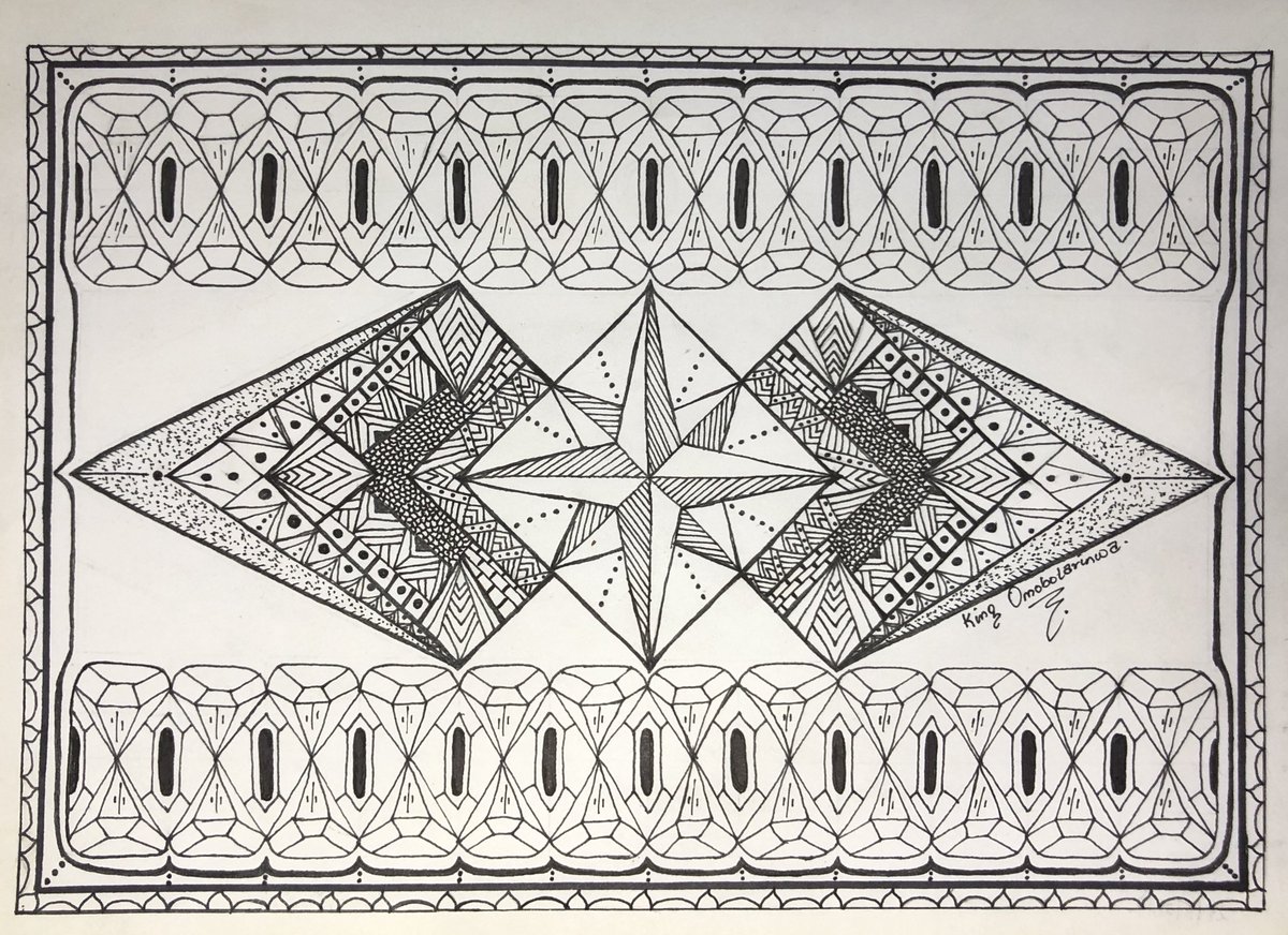 King_Bolarinwa's tweet photo. No AI. I made these using pen on paper, with real effort, and love for details and symbolism. ✨ https://t.co/Jq4iZSlxOm