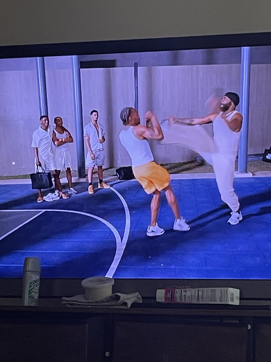 AQueenzFeet's tweet photo. Okay Jayda Lee 🥋 that kick was wild 😝 it was Landon and Poodie standing there like proud parents for me😂 I’m so ready for the next episode #BadBoyzDR https://t.co/68yh5TLpml