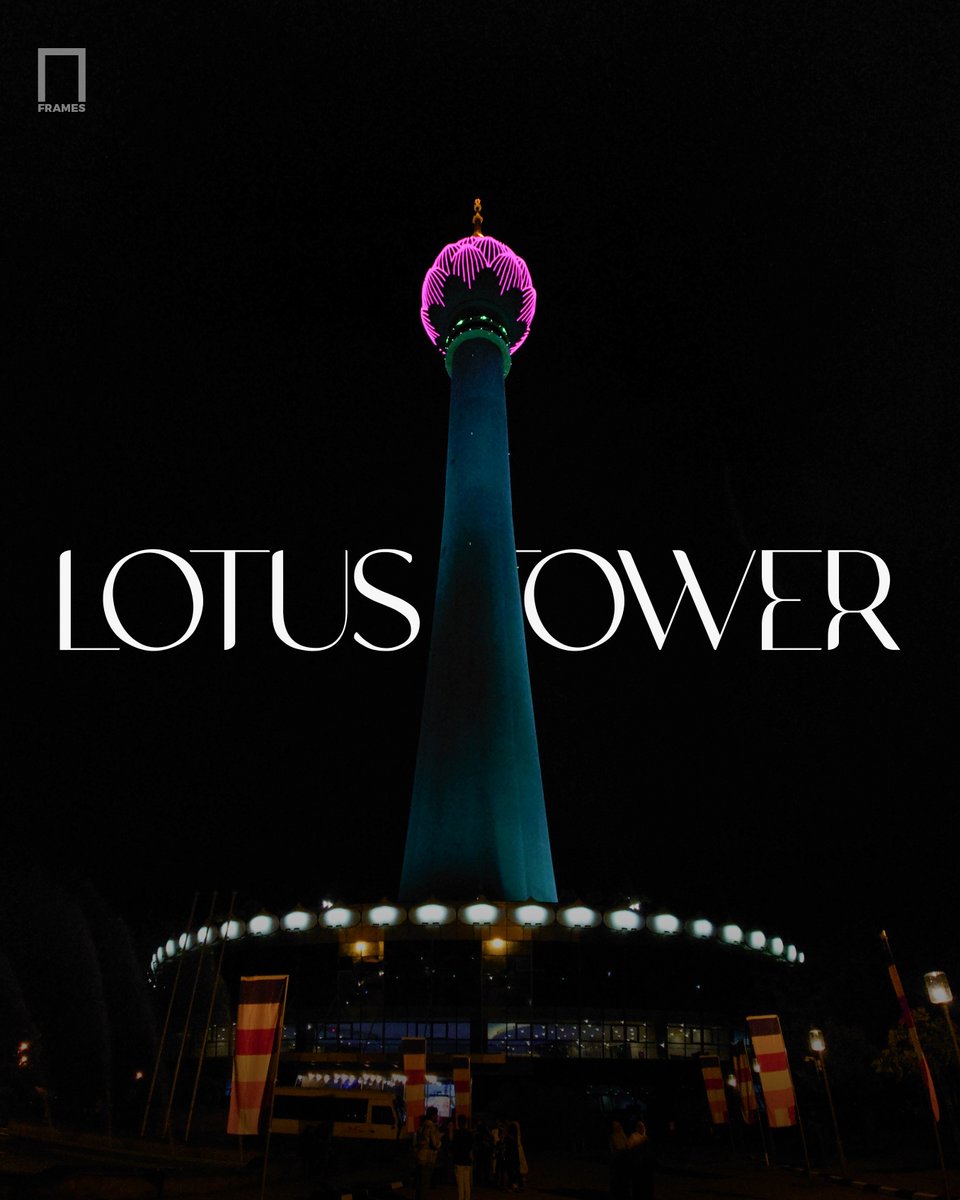 FramesMediaX's tweet photo. Iconic Lotus Tower at Night | Colombo, Sri Lanka 🌃

The tallest tower in South Asia is lighting up the capital. 🌃✨
.
.
© 2026 Frames Media. All rights reserved
.
.
#lotustower #colombo #srilanka #framesmedia #nightphotography #citylights #visitsrilanka #travelsrilanka https://t.co/cfZP8gKQ0f