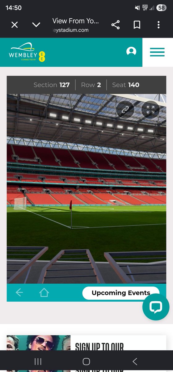David8891's tweet photo. @WilliamFoxBWFC Papajohns sat in club Wembley good view
Oxford sat above the corner entrance 
Kids wanted to be lower so this is this season https://t.co/nPNs0tKWbD