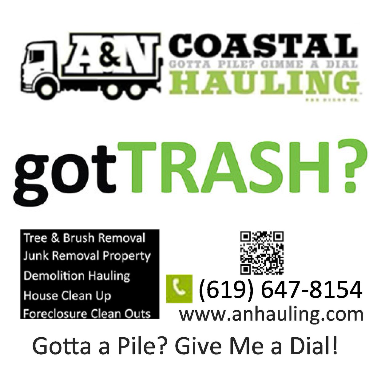 AandNDemolition's tweet photo. Got trash taking up space? 🛻💨

A&amp;N Coastal Hauling and Demolition is here to help with fast, reliable, and affordable junk removal services! From old furniture and appliances to yard debris and construction cleanup, we’ll haul it away so you can enjoy a cleaner, clutter-free... https://t.co/seosdEEa4t