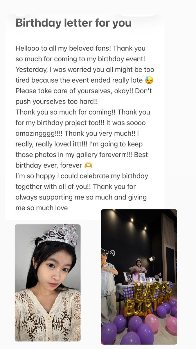 cindy_klp48's tweet photo. Thankyou my cinergyy💜🫂, You will be forever My cinergy🫂🥰 https://t.co/ulhgJef7yj