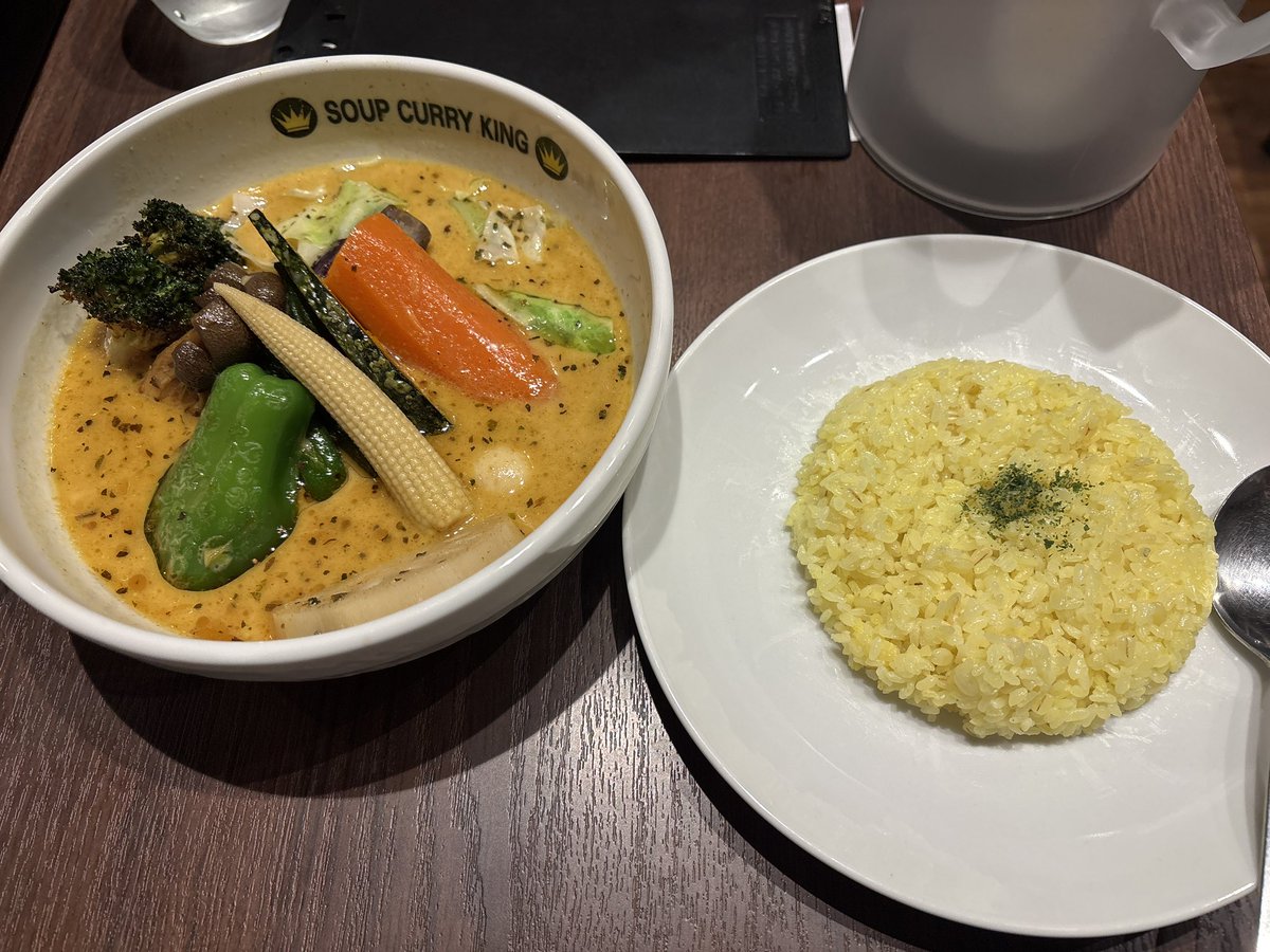 mamikan08's tweet photo. 夜ご飯🌙🍚はスープカレー https://t.co/NTO7ukchQS