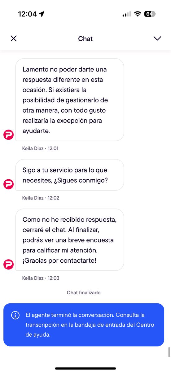JuliaStarkey_'s tweet photo. Pedidos ya me robo plata. La supervisora Keila Diaz se desentendio Y ME CERRÓ EL CHAT.
Ya ni siquiera les alcanza una denuncia por robo, sino por la falta de respeto hacia el consumidor. Un supervisor con esa actitud? Pésimo. @pedidosya https://t.co/bK6kmgp8aJ