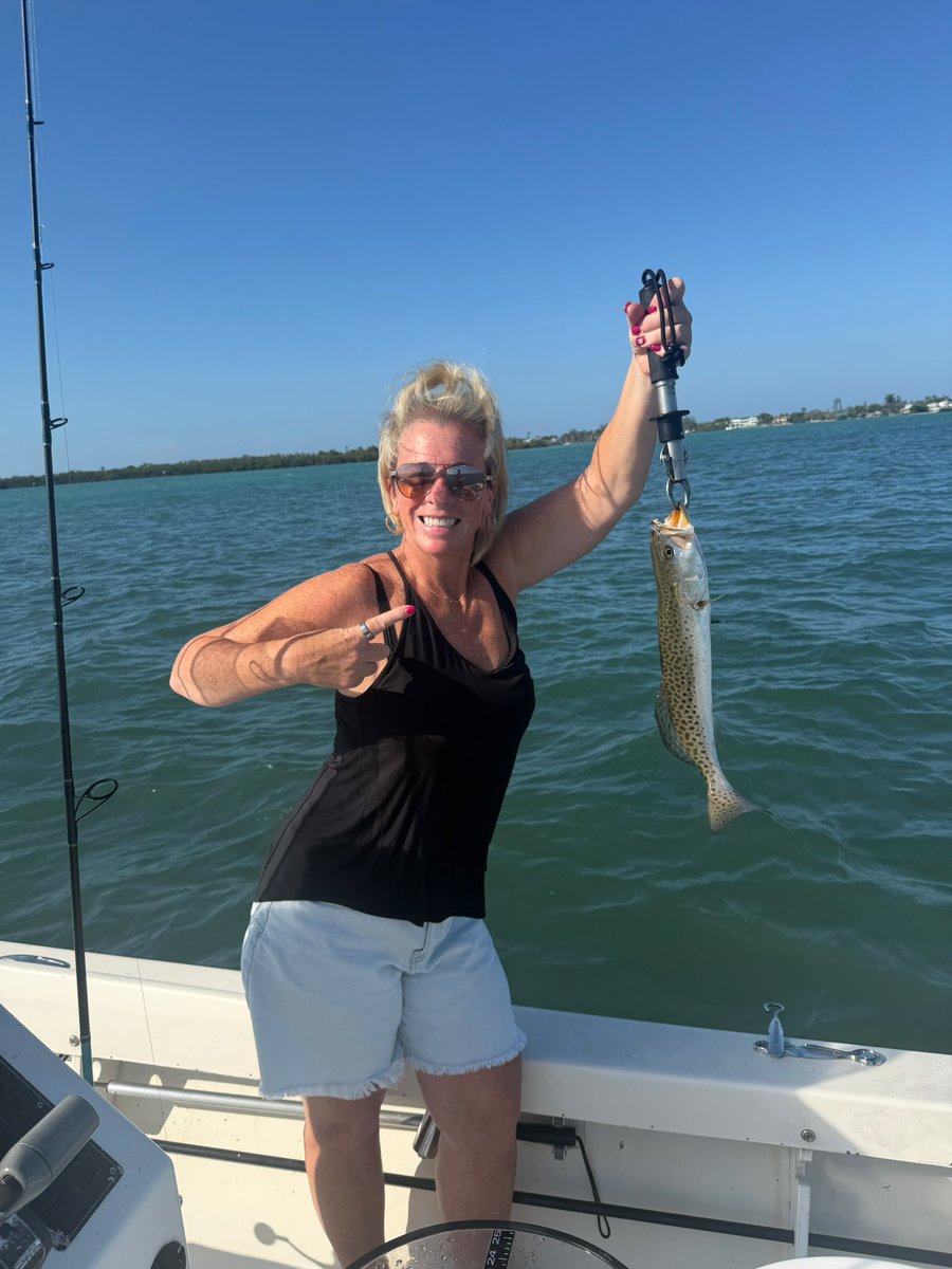 karimirabal's tweet photo. There’s a first time for everything. Charter fishing w/my son in #St.Petersburg, #FL. What a trip for this city girl. I challenged myself to try something new—and I even caught trout (my son was proud although there were some screeches along the way). #Networking #NakedNetworkng https://t.co/kCxdHzndss
