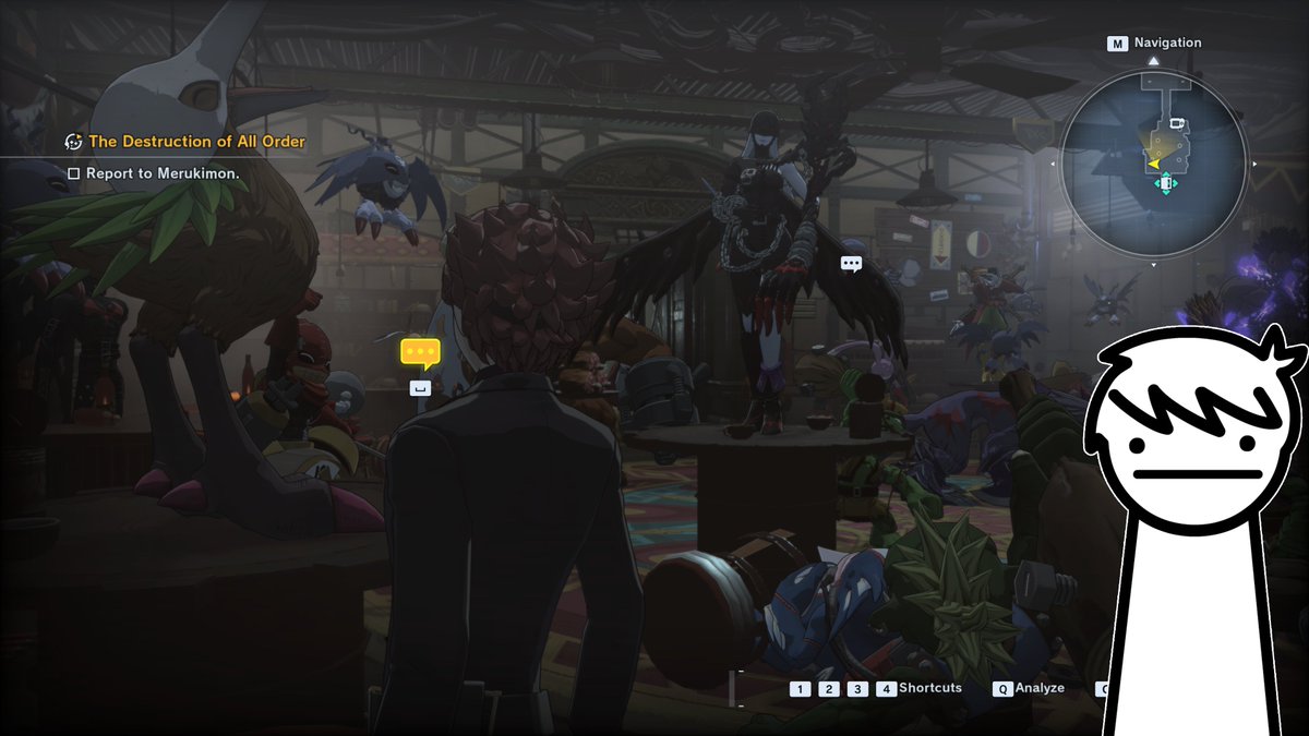 GrindosaurHQ's tweet photo. Remember that I like trains? 🚂

I also like women. 😈

Why is LadyDevimon dancing on a table you ask?

No correlation... 👀

#Digimon #TimeStranger https://t.co/gtPcbV1I0Z