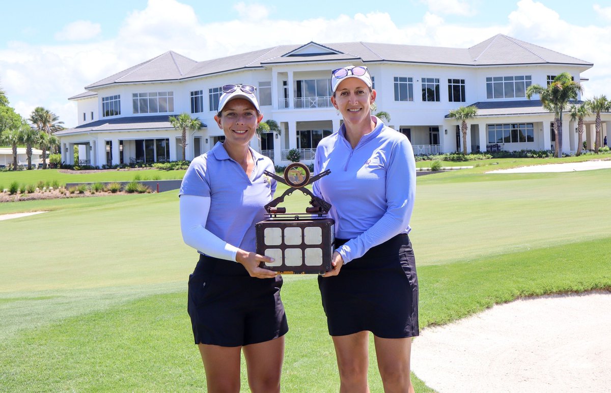 fsga's tweet photo. Wrangled the leaderboard all weekend long! 🤠 

Ryanne Haddow, the FSGA Women’s Director of Golf, teamed up with 2025 champion Kim Benedict to put together a steady performance and finish the weekend on top at 3-under par. https://t.co/EVjQdV0NEV