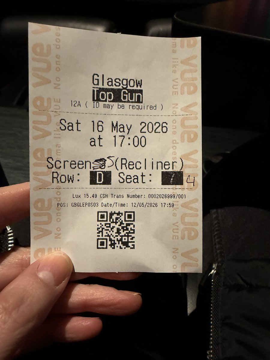 vickykane_'s tweet photo. Top Gun 40th Anniversary at the cinema at the weekend @TomCruise ❤️ https://t.co/rTR0i0vwVO