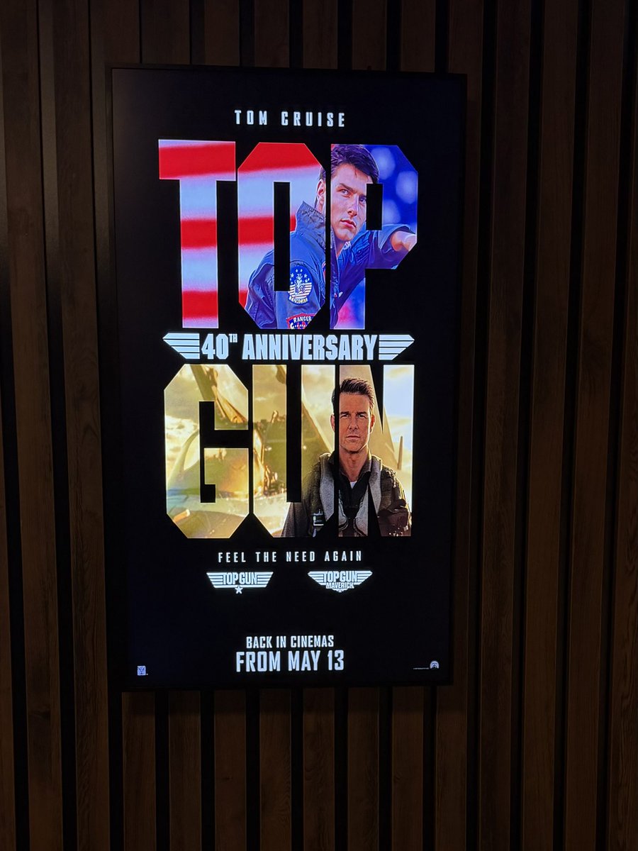 vickykane_'s tweet photo. Top Gun 40th Anniversary at the cinema at the weekend @TomCruise ❤️ https://t.co/rTR0i0vwVO
