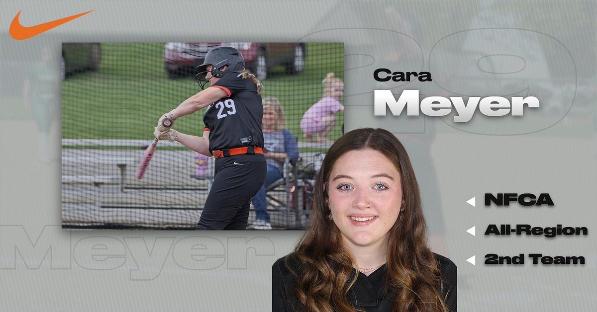 HUsoftball's tweet photo. Congratulations and shoutout to Cara and Haley for their All-Region Awards! 🤩🤩 

#GoBerg https://t.co/f9xvVvSFWQ