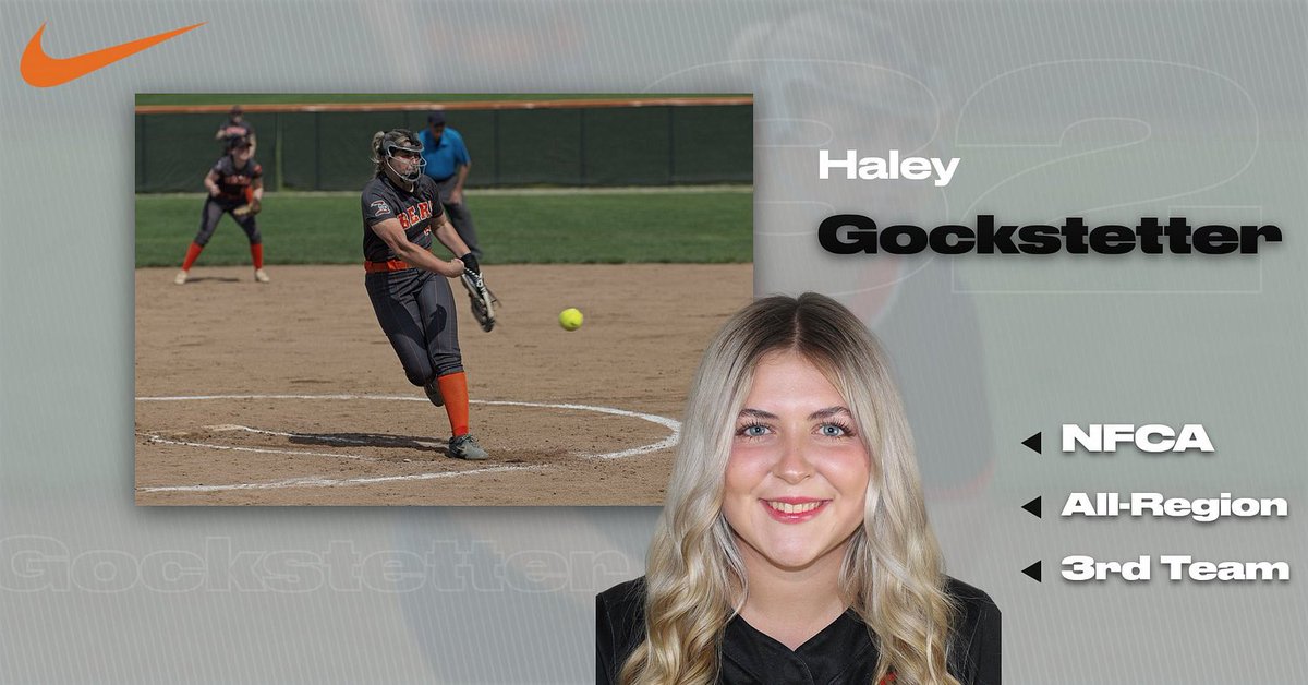 HUsoftball's tweet photo. Congratulations and shoutout to Cara and Haley for their All-Region Awards! 🤩🤩 

#GoBerg https://t.co/f9xvVvSFWQ