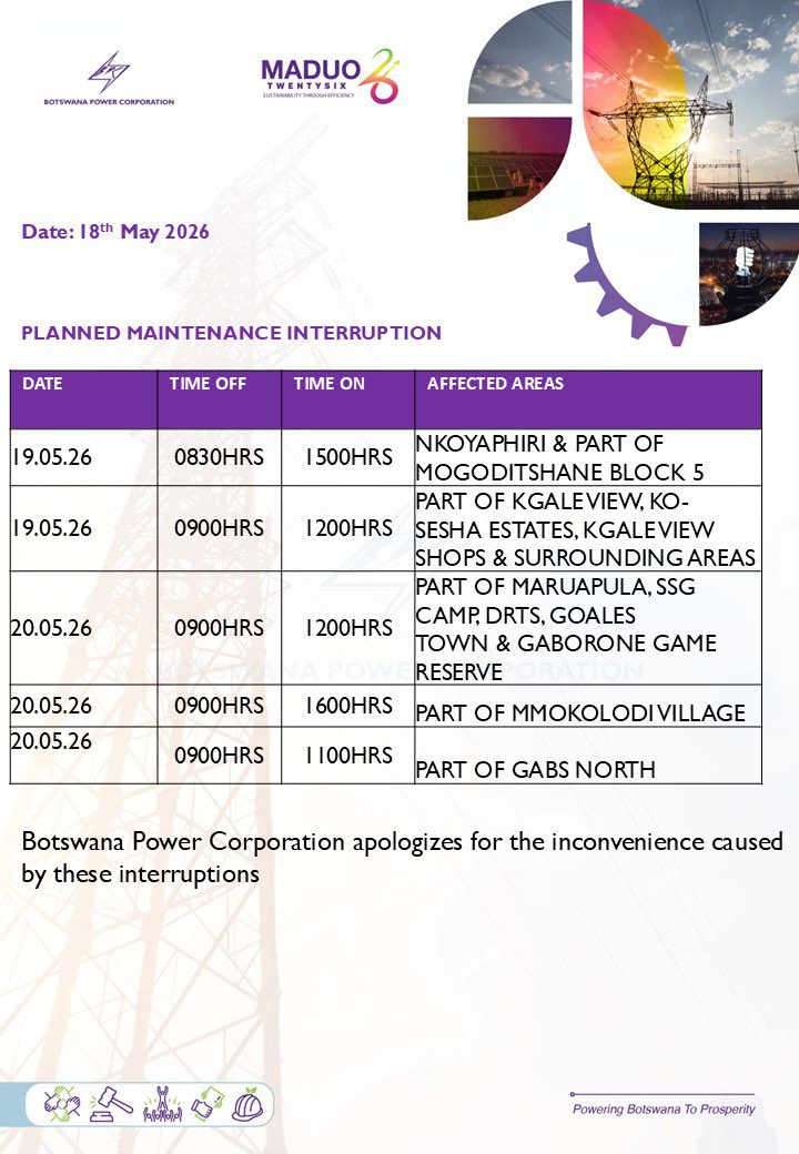 Botswana Power Corporation tweet media