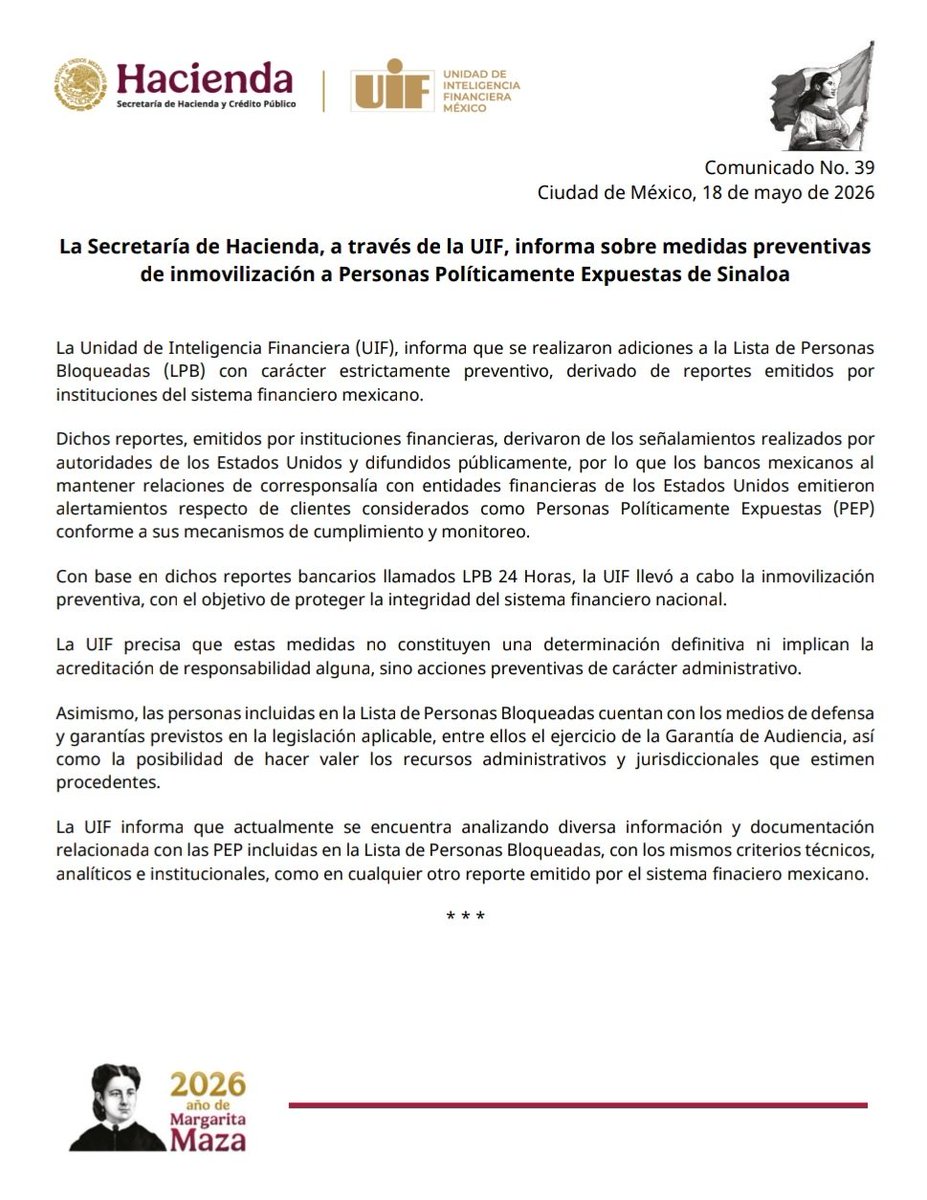 Hacienda tweet media