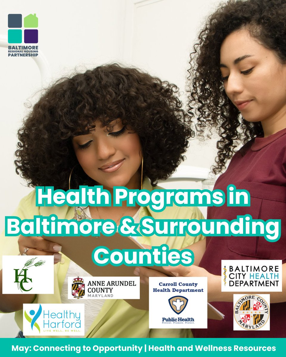 _BRHP's tweet photo. Did you know that there are health programs and resources in Baltimore and surrounding counties? Many city and county health programs offer services like health clinics, vaccinations, and other family health services. 

Click the link in our bio to get connected. https://t.co/DWKhdcZWn6