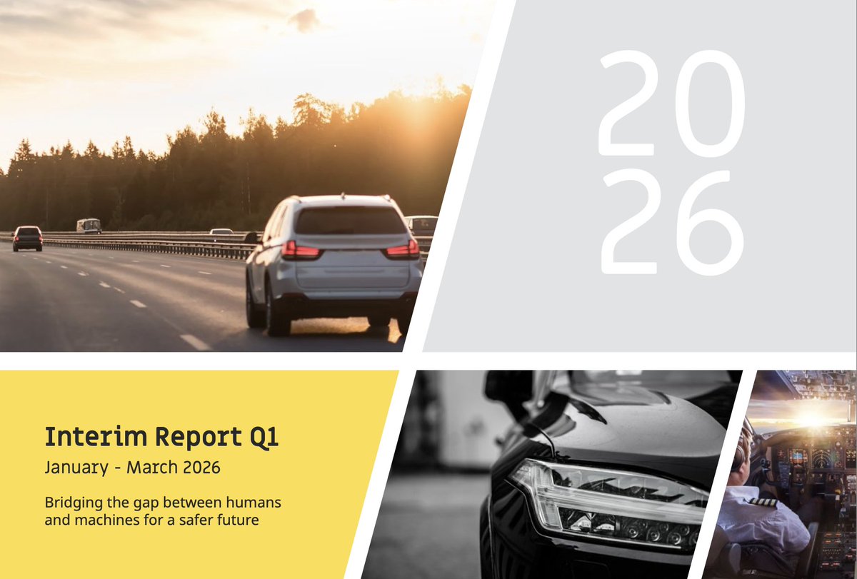 SmartEyeAB's tweet photo. Smart Eye's Q1 2026 report is now available. 

Some highlights from the quarter:

• 51% organic growth
• 122% organic growth in Automotive
• 200%+ growth in software licenses
• EBITDA improved to 26.9 MSEK

Read the full report here: https://t.co/6fqDjDE0h7 https://t.co/a2Gggom9uF
