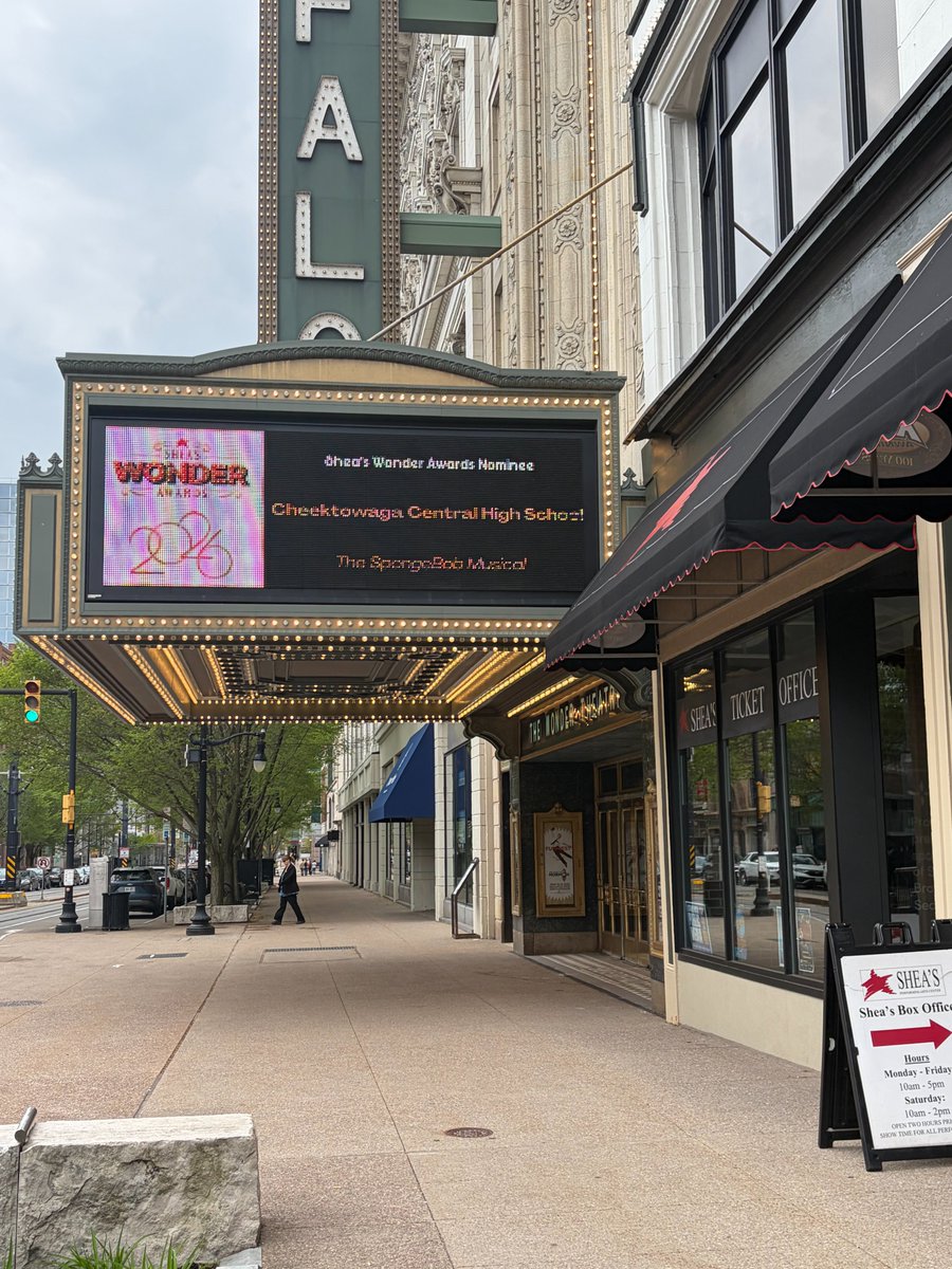 CheektowagaCSD's tweet photo. Congratulations to the cast and crew of The SpongeBob Musical for winning The Power of Storytelling Award at Shea’s Wonder Awards on Saturday night! A great honor celebrating their hard work, creativity, and dedication throughout the year. https://t.co/gyrp1pM33a
