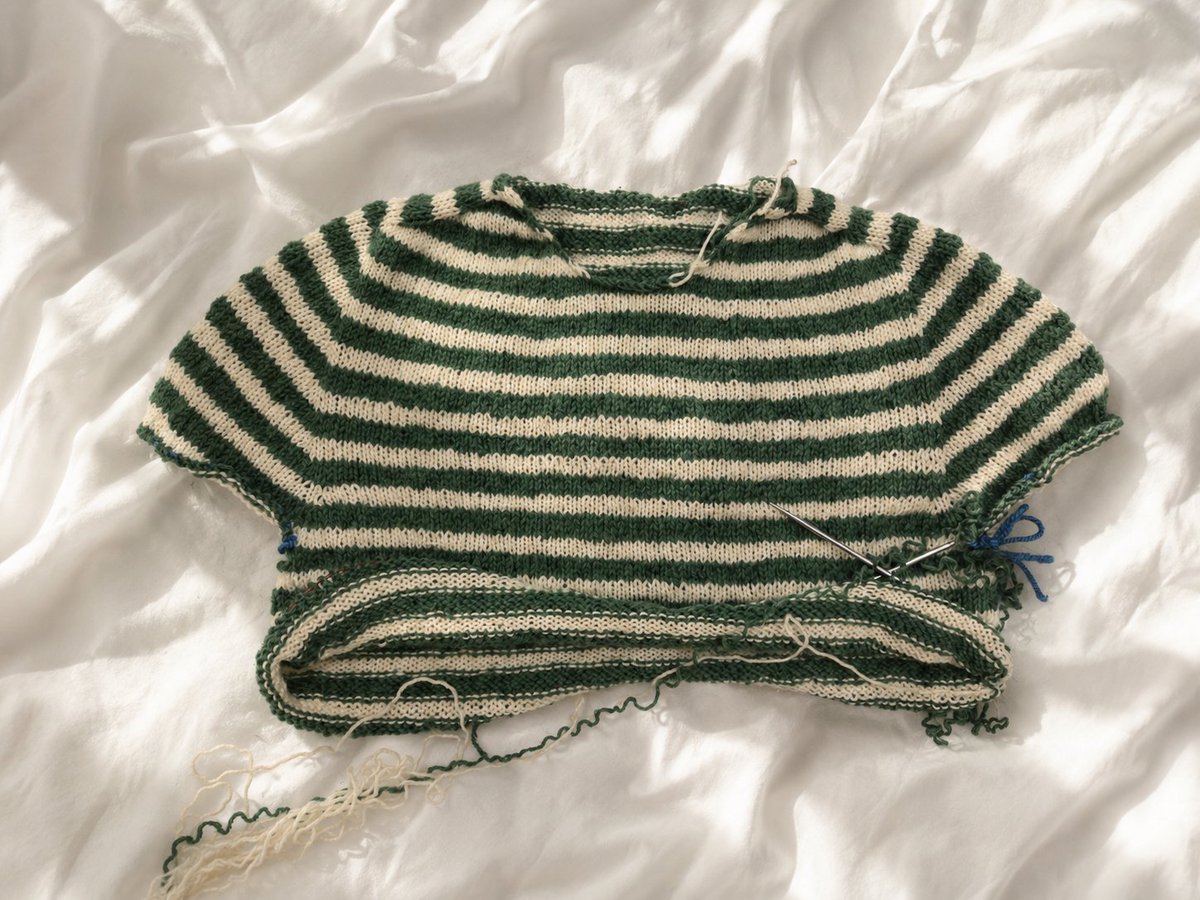 120knitswool's tweet photo. ニットT間に合わず真夏到来 https://t.co/mWBnexLv8O
