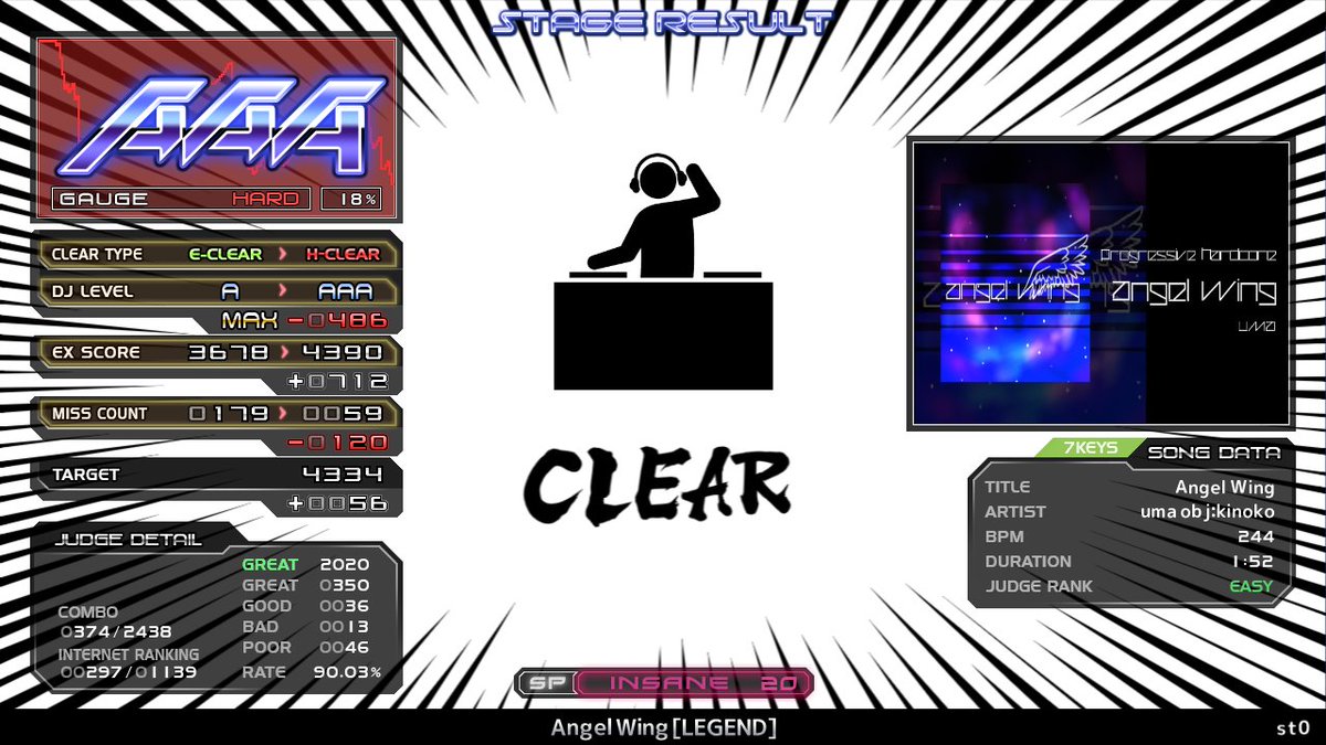 taterenda_beam's tweet photo. st0 Angel Wing [LEGEND] ハード
st0 ReviXy [CraZy] ハード https://t.co/OozA56vO6I