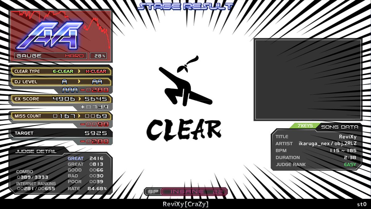 taterenda_beam's tweet photo. st0 Angel Wing [LEGEND] ハード
st0 ReviXy [CraZy] ハード https://t.co/OozA56vO6I