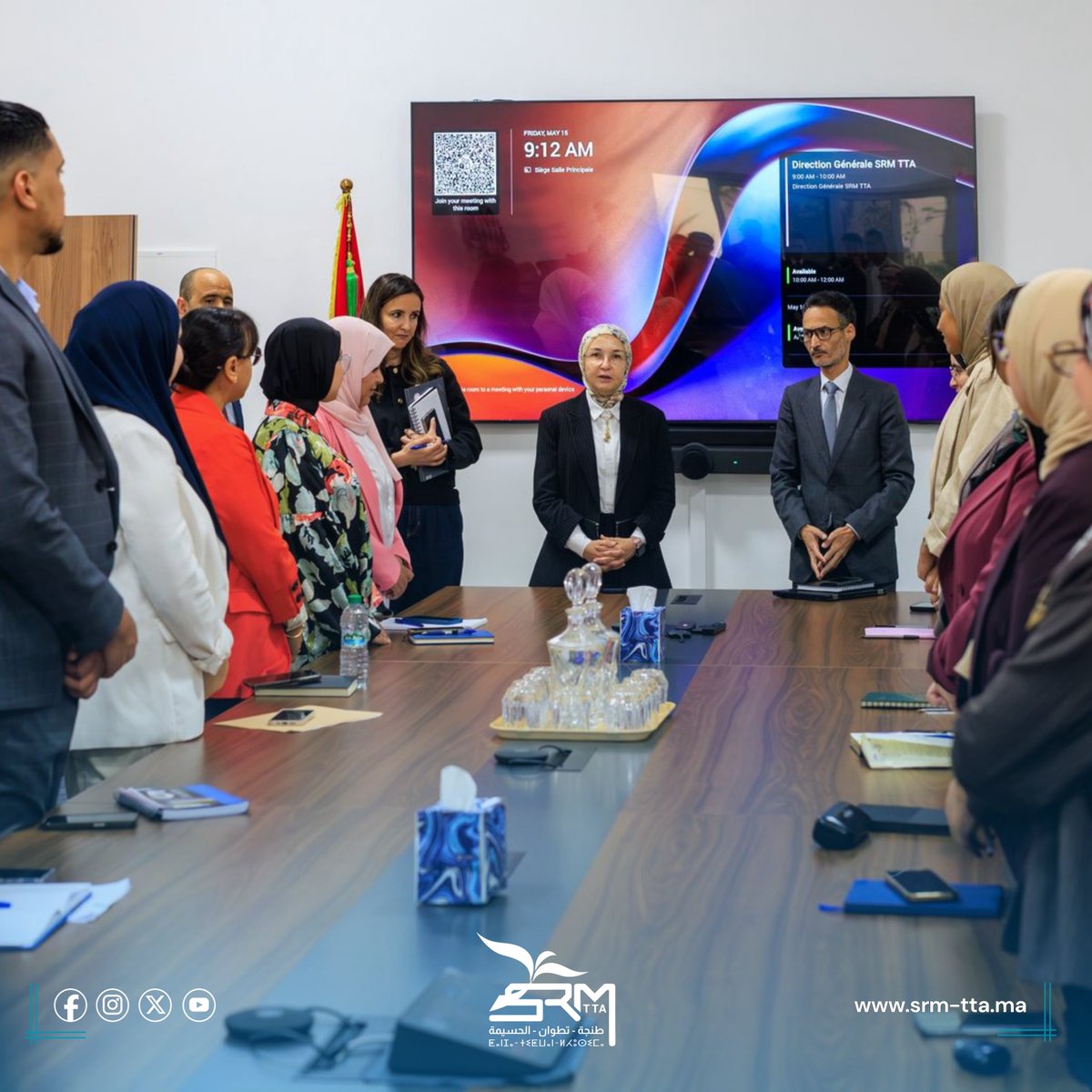 Srm_tta's tweet photo. في إطار تعزيز مواردها البشرية ومواكبة دينامية تطوير خدماتها، نظمت الشركة الجهوية متعددة الخدمات طنجة–تطوان–الحسيمة يوماً إدماجياً لفائدة المستخدمين الجدد، عقب الجولات التعريفية التي شملت مختلف مديريات وأقسام الشركة. 🤝 https://t.co/Fas4G8msIn