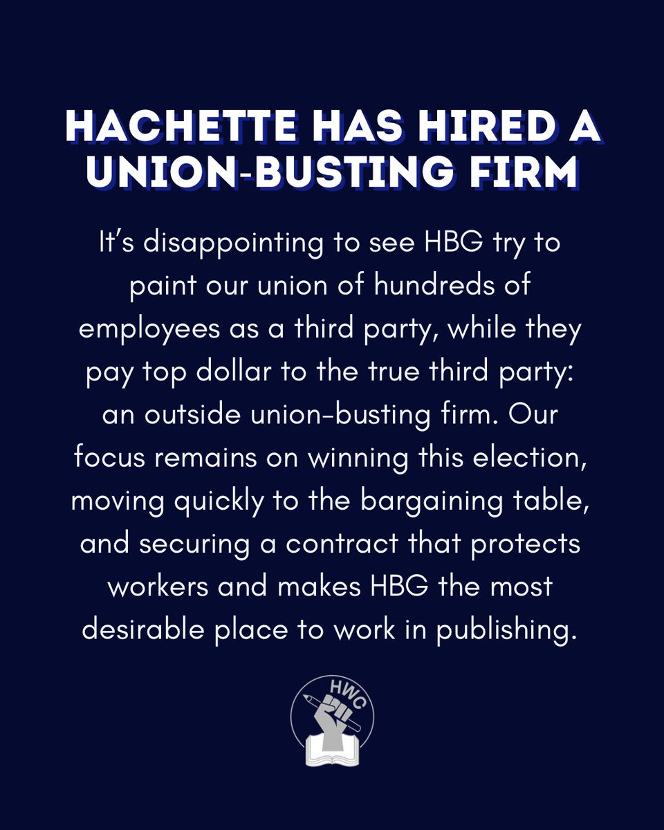 Hachette Workers Coalition tweet media