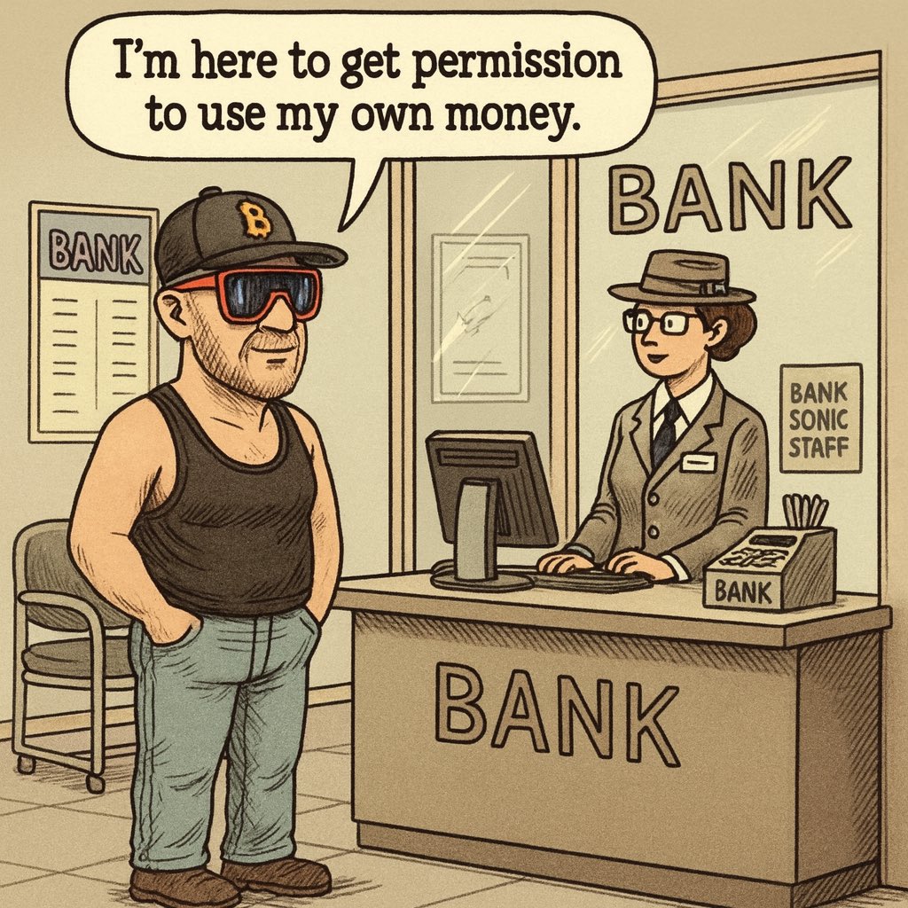 SwissHodler's tweet photo. Banks are just an extension of the government.

Therefore, ₿e your own ₿ank. https://t.co/eDU2yLOMcF