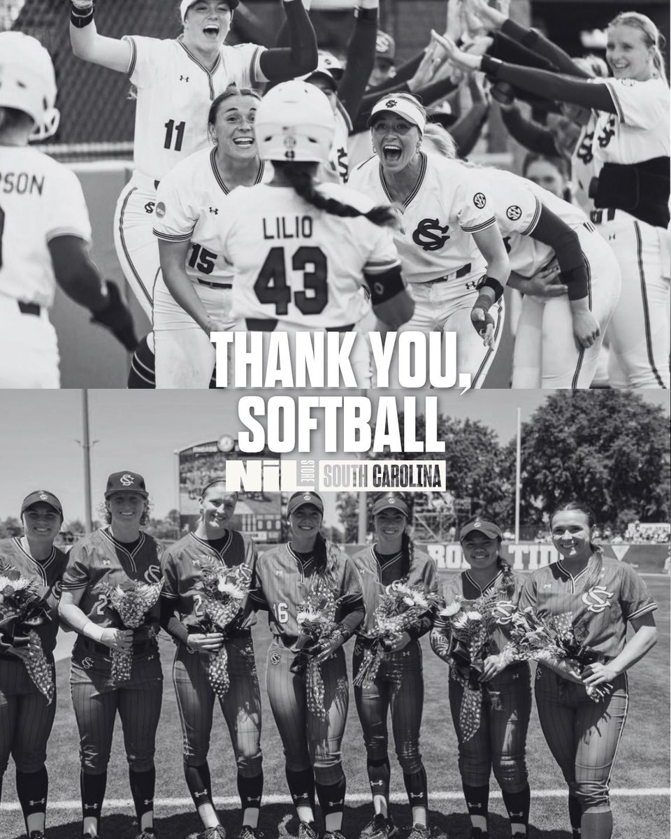 SCarolinaNIL's tweet photo. Thank you Gamecocks Softball for such a fun season❤️

Keep supporting the team at the South Carolina NIL Store! https://t.co/n1t14Wo22l