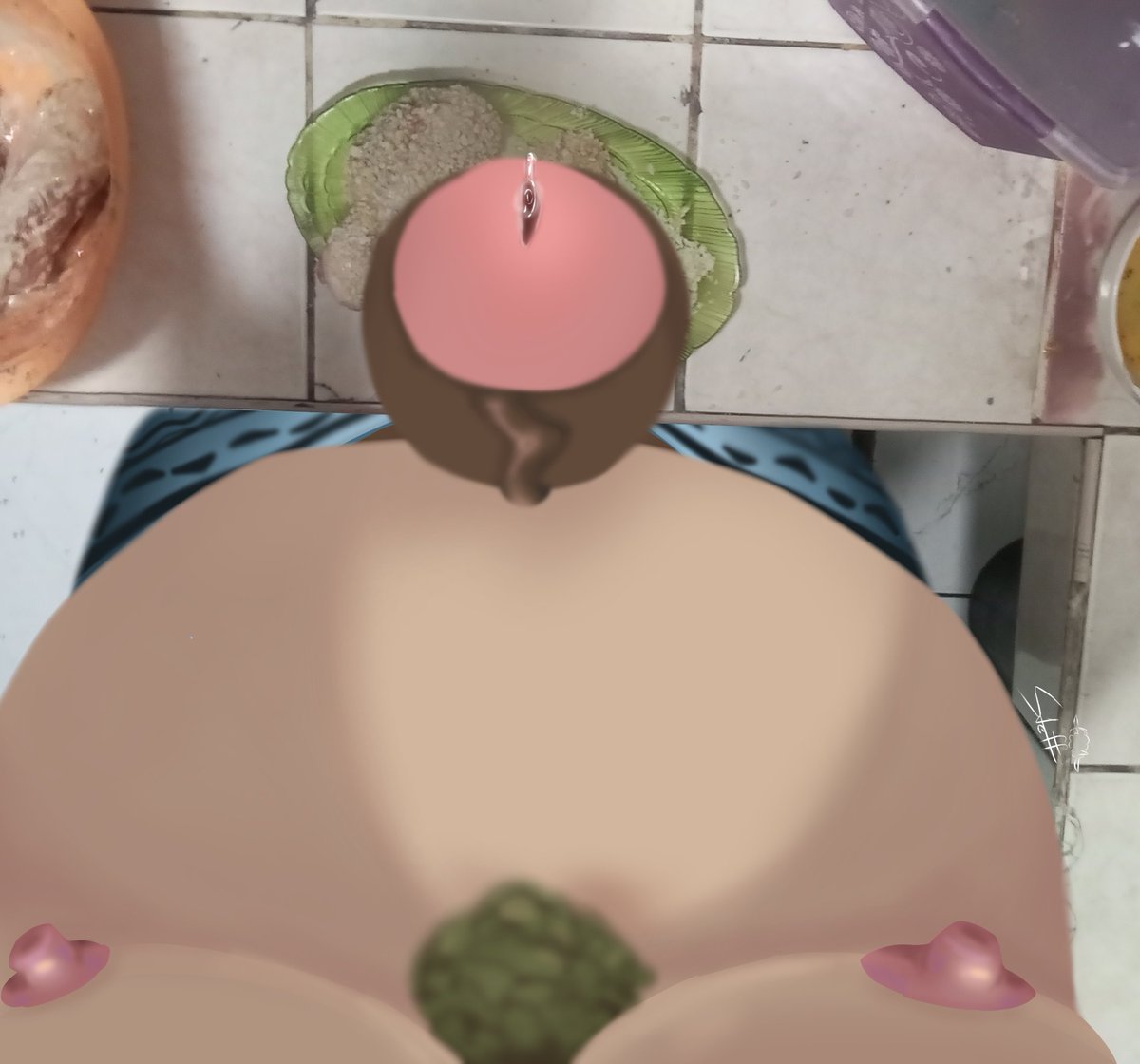 SteffanSheep's tweet photo. Cooking chimken :3 https://t.co/pM9A6x3mhA