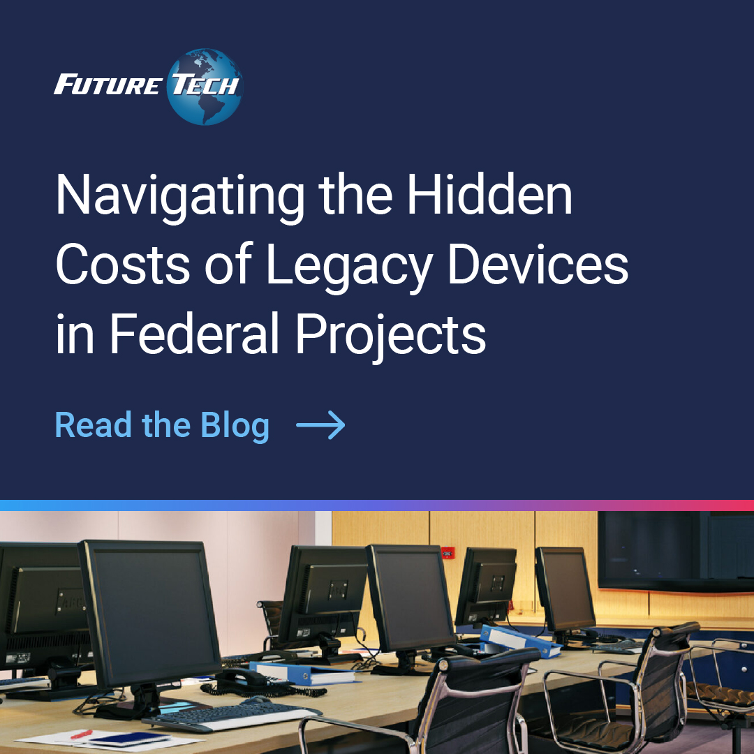 futuretechny's tweet photo. Legacy devices may look cost-effective, but they quietly drain budgets, delay timelines, and increase risk. And in federal environments, those gaps can directly impact program success.

Our blog breaks down how to navigate that challenge: https://t.co/xNXwNXYD08 https://t.co/ZOltrdg2A8