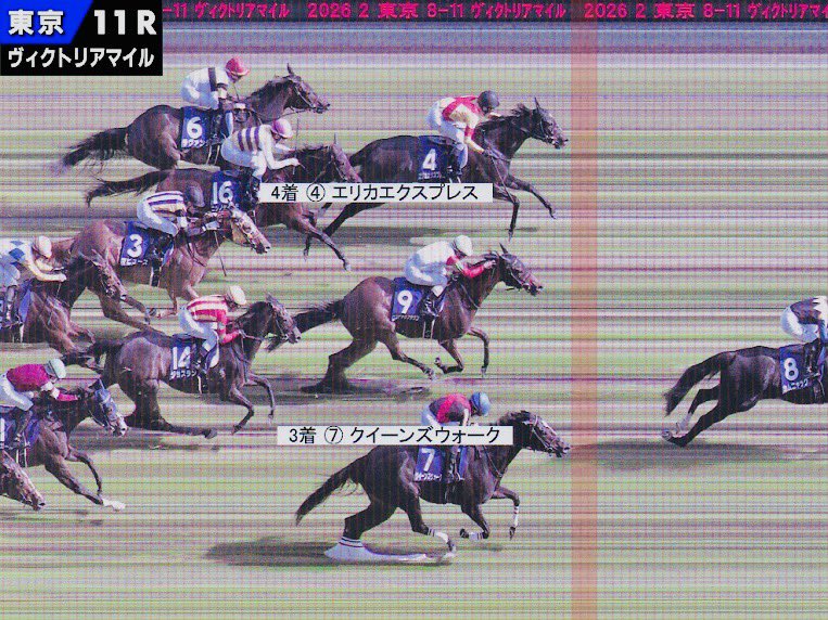 葛飾決勝の裏で、ヴィクトリアマイル。🏇 長い写真判定の結果、ハナ差