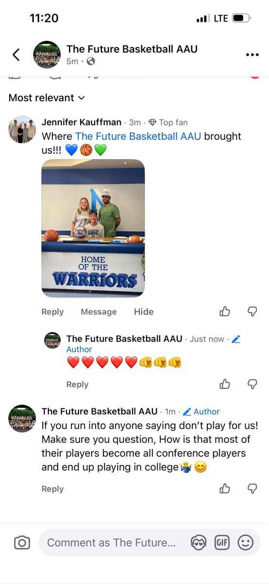 TheFutureHoops's tweet photo. Now that’s love!❤️❤️❤️❤️❤️ https://t.co/mKuqJhDkNo