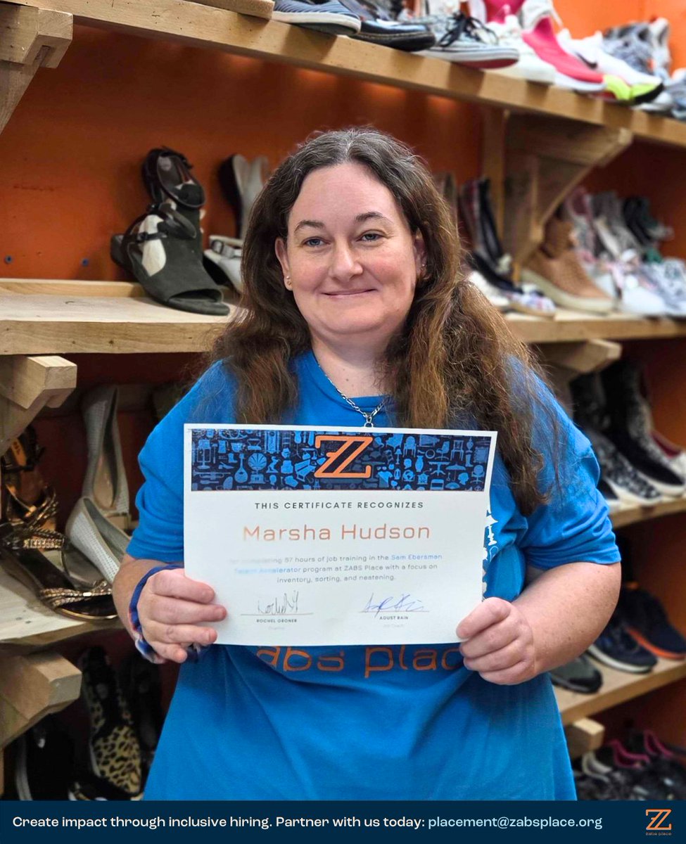 ZabsPlace's tweet photo. Way to go Marsha, our newest ZABS Grad! 🎓✨

Because of your support, she’s one step closer to her dream of working with kids and creating a brighter future for herself.

This is the kind of impact behind every visit, donation, and findz at ZABS 🧡💙 https://t.co/qeQo2ylYTm