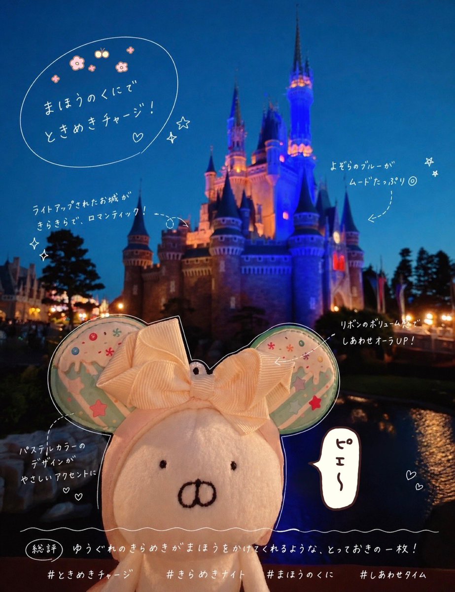 🏰🍭🍬🍫🍿🪄 #うさまる #ディズニー