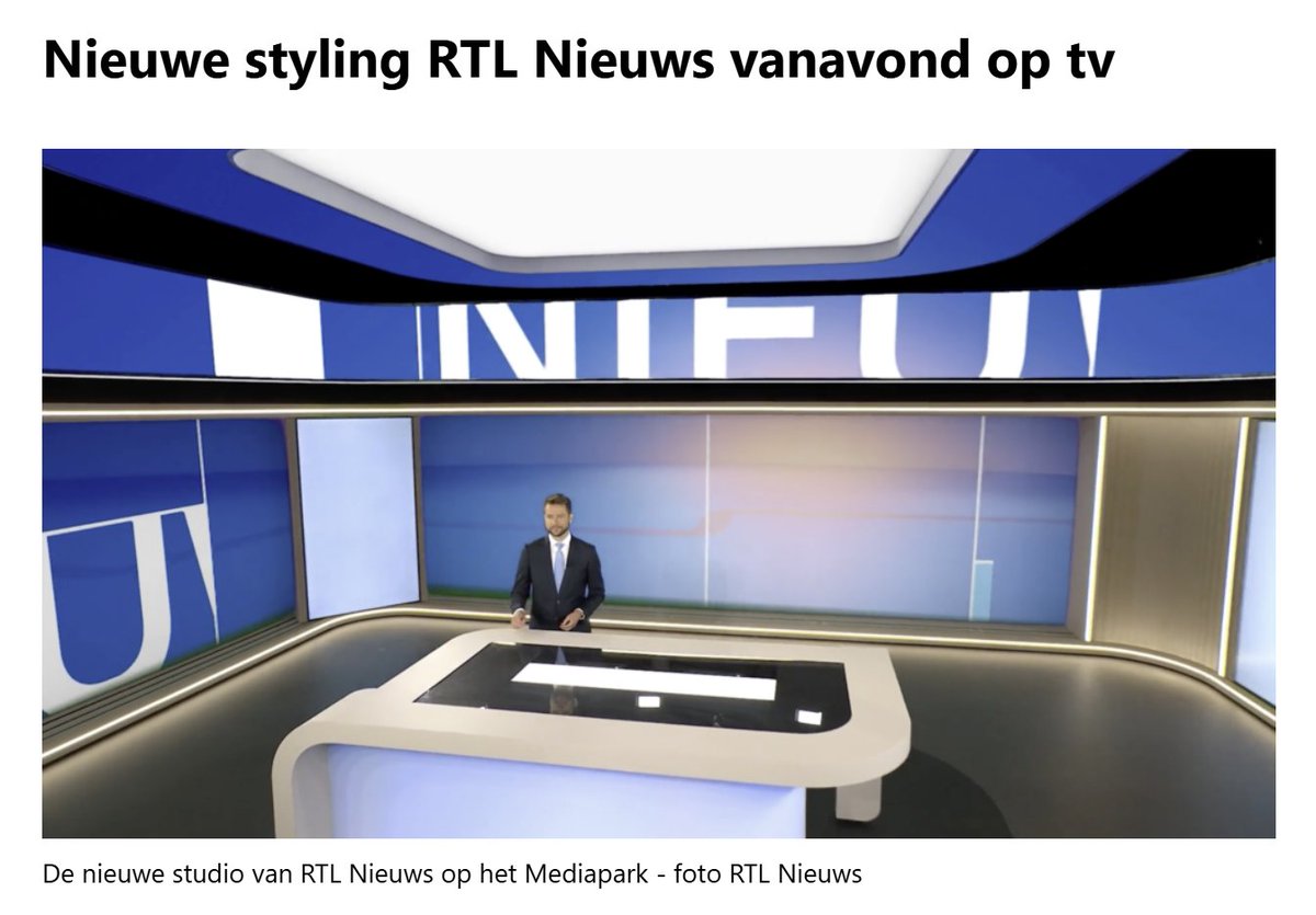 Jingleweb's tweet photo. Nieuwe tunes en styling RTL Nieuws vanavond op tv
https://t.co/DhVpAvQZN1 https://t.co/8ZelNAg1FT