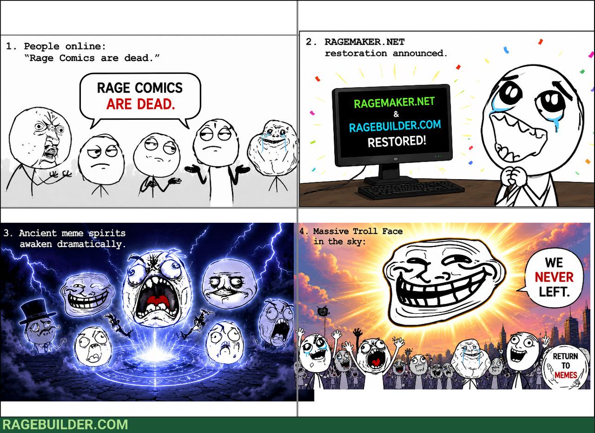 ZivahedX's tweet photo. @RAGEMAKER_NET A concept where you express your thoughts through comic memes
My entry for @RAGEMAKER_NET meme contest
#RageMaker $RAGE $TROLL https://t.co/P1ko6UATV1