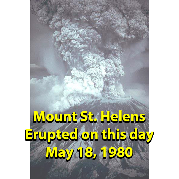 Chad_WSAW's tweet photo. 🌋 Mount St. #Helens erupted on this day in 1980 ... ash from this eruption made it all the way to the Dakotas within 48 hours due to the upper level winds. Read more on this historic event->
https://t.co/CvITFBiBaV https://t.co/Ljx3Eo8qvI