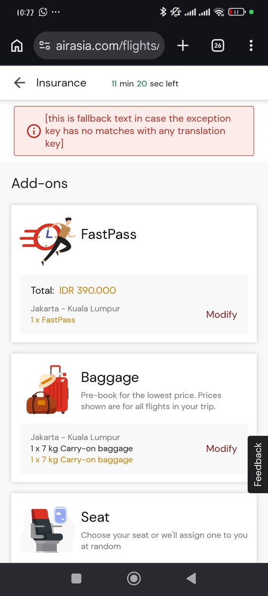 devasya_al's tweet photo. @airasia_indo Hallo admin, web atau aplikasi AirAsia lagi bermasalah kah? Saya mau upgrade fastpass kenapa gak bisa ya kak? https://t.co/Fe58W4NXXQ