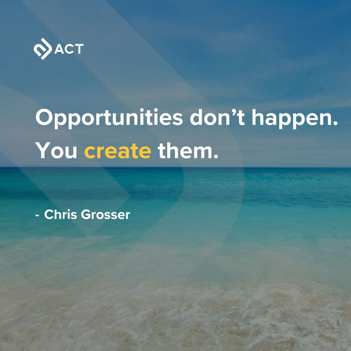 ACT_HQ's tweet photo. Progress often comes from taking initiative, trying something new, or stepping outside your comfort zone. Here’s to creating opportunity through effort and intention this week.

#MotivationMonday https://t.co/5GTa8WDhJS