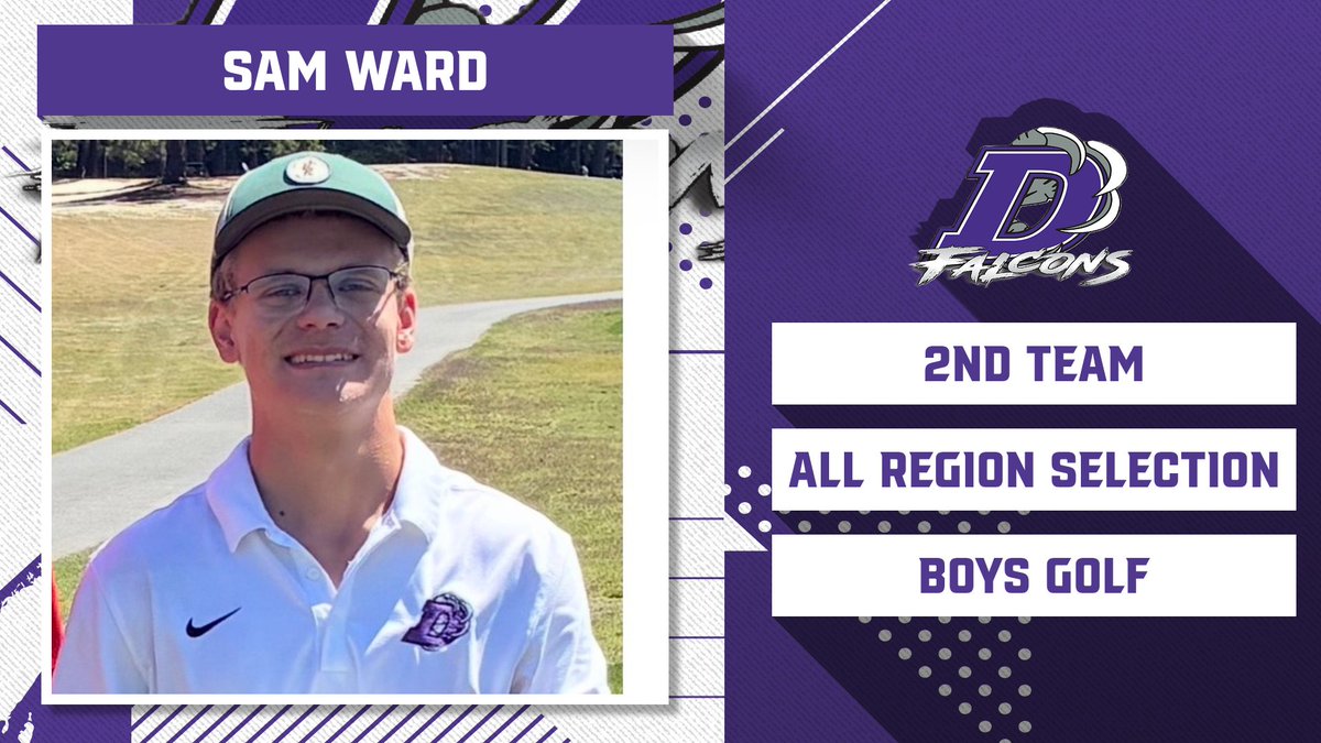 dhsfalcons's tweet photo. DHS Athletics Would Like To Congratulate Sam Ward On Being Named 2nd Team All-Region Boys Golf Region V-AAAA! https://t.co/VZuW4qcJBx