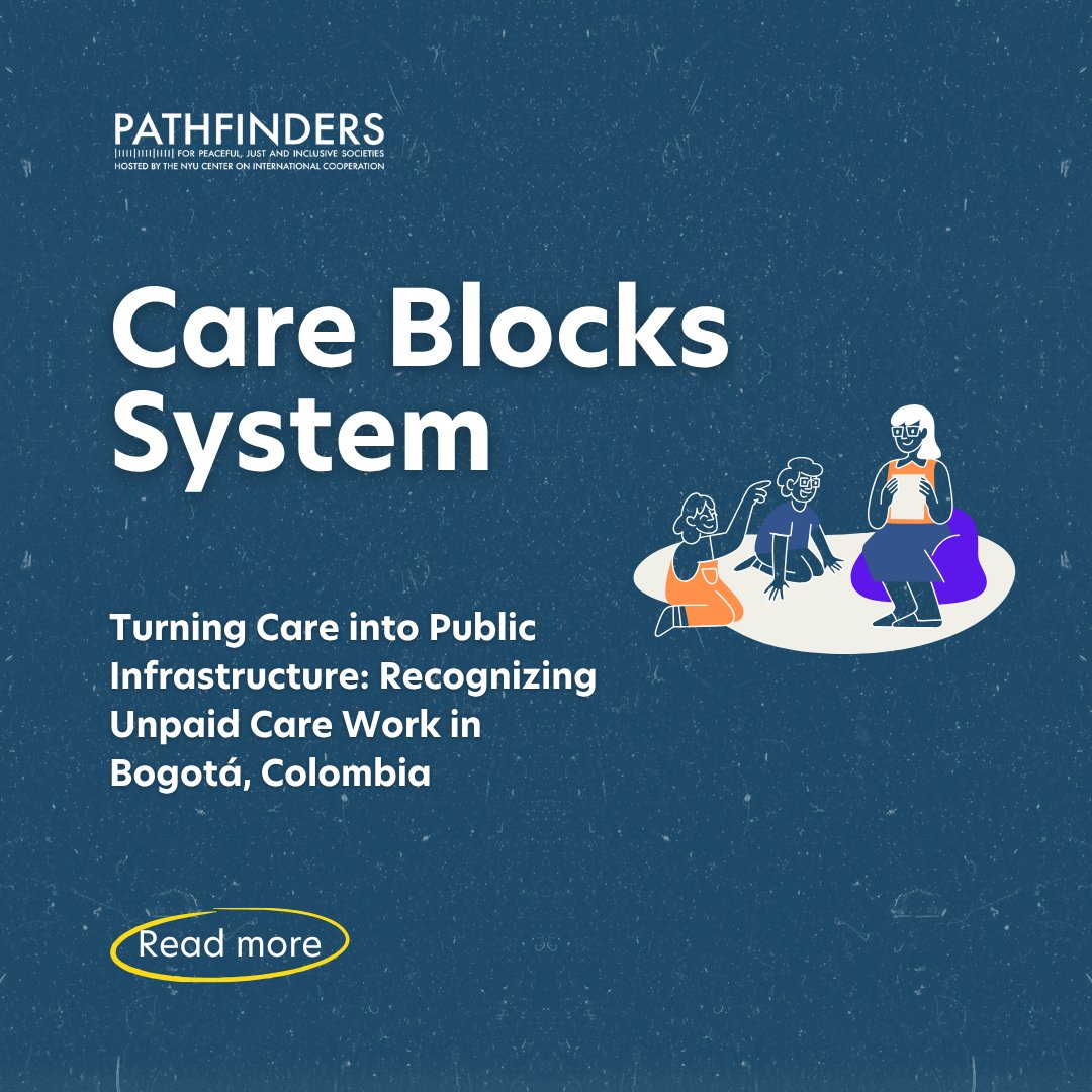 SDG16Plus's tweet photo. 🧰 Turning Care into Public Infrastructure: Recognizing Unpaid Care Work in Bogotá 🇨🇴

⏺️ The newest policy featured on the #InequalitySolutions Portal aims to reduce the unequal burden of unpaid care by freeing time, improving access to education, well-being, and income opportunities, and supporting the community through coordinated local services.

Learn about Bogotá’s Care Blocks today🔻 https://t.co/gTO6FdiG8m 

#SDG16Plus #SDG16 #NYUCIC #SDG5 #CareEconomy