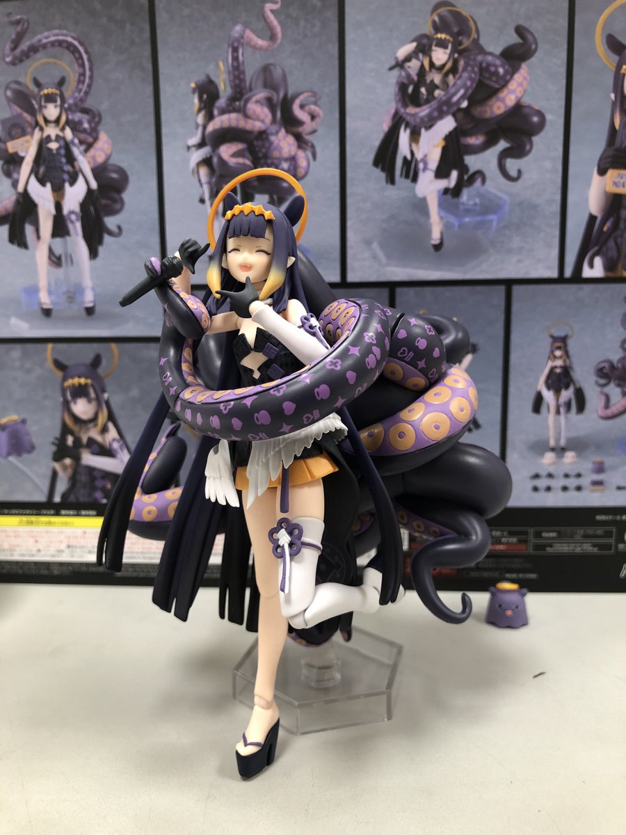 chuemi_treeeeee's tweet photo. My Ina figma arrived right before priestess birthday, nice timing!

Look at that beautiful smile, oh she’s so cute.
The KDTD face takodachi looks extra smirk in real form, lol.

Gonna spend some time figuring (inaff) how to settle cool poses!
WAH 🐙

#TAKOTIME https://t.co/KjUisAQJVt