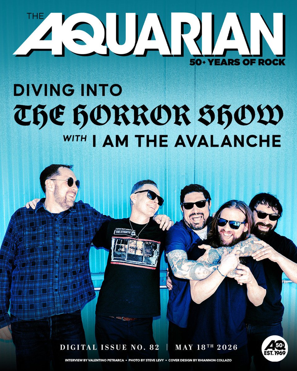 aquarianweekly's tweet photo. Our new cover story with I Am The Avalanche just dropped! Check it out! https://t.co/TNV8ucVNXs https://t.co/aGuno7fSIA