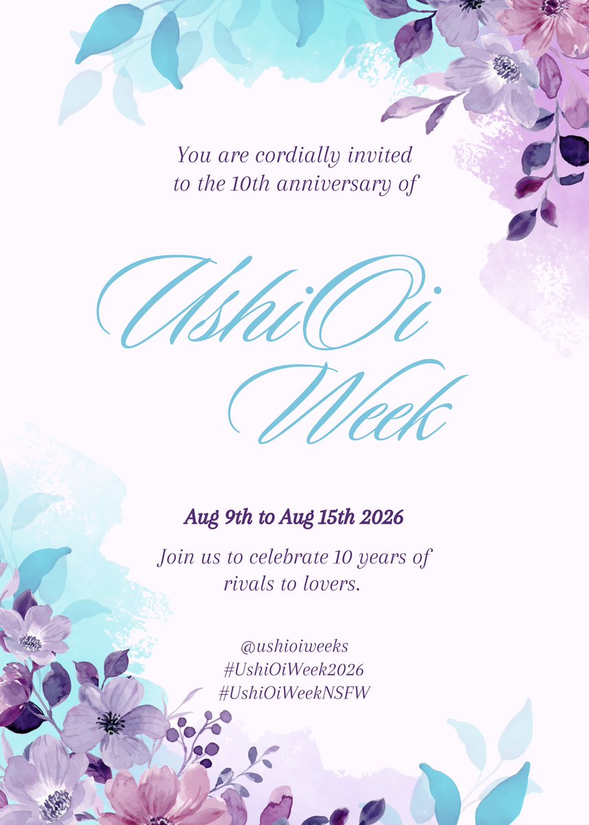 UshiOi Week 2026 - Aug 9th to 15th tweet media