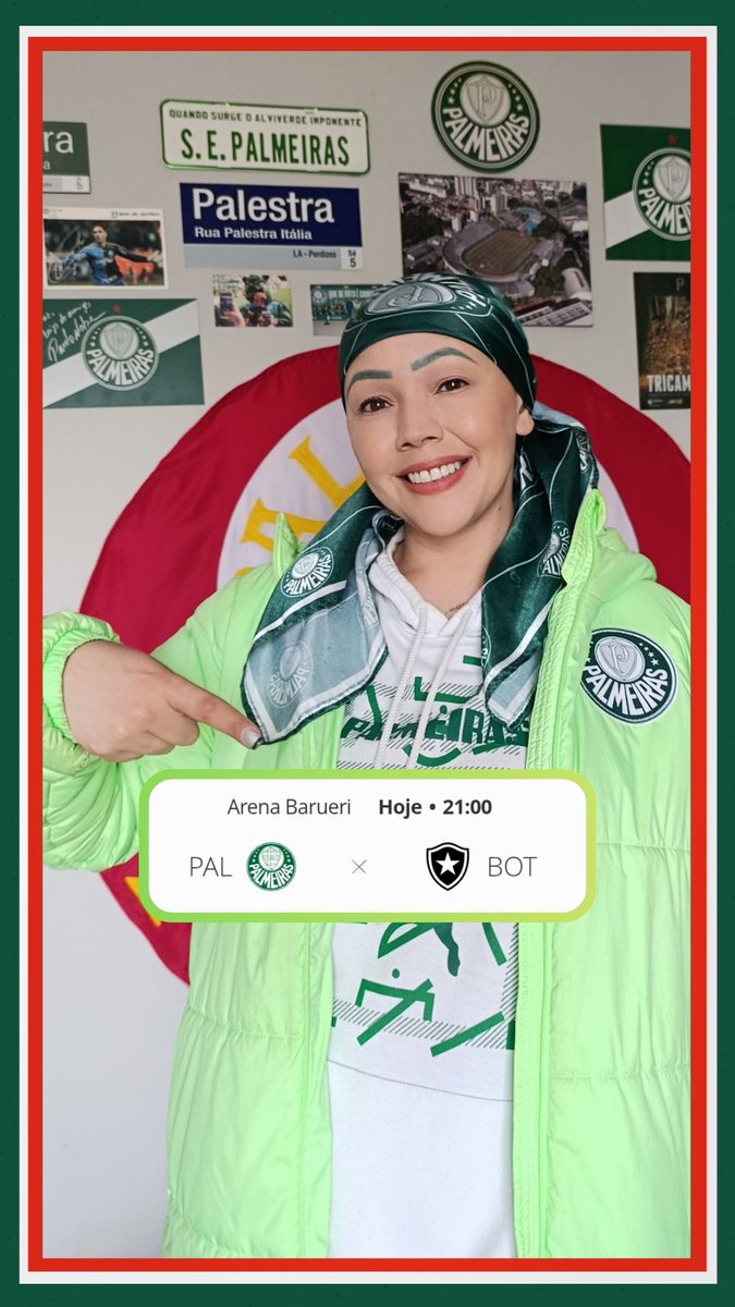 LuaPalmeirense's tweet photo. 🐖𝗛𝗼𝗷𝗲 𝘁𝗲𝗺 𝗣𝗮𝗹𝗺𝗲𝗶𝗿𝗮𝘀 𝗲𝗺 𝗰𝗮𝗺𝗽𝗼

🐷 Palmeiras X Botafogo
🏆 Brasileiro Feminino
🔸 11ª Rodada
🏟️ Arena Barueri
⏰ 21:00
📺 TV Brasil
 
🇮🇹🇮🇹🇮🇹🇮🇹🇮🇹🇮🇹🇮🇹🇮🇹🇮🇹🇮🇹

#sep #palmeiras #palxbot #brasileirofeminino #brasileiraofeminino https://t.co/tlx3HlOJ96