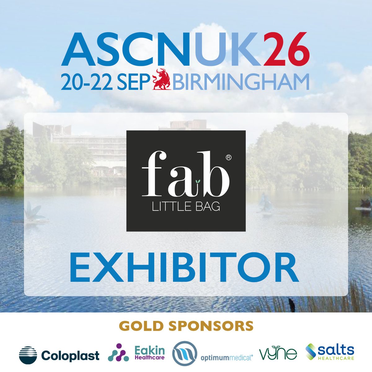 ASCNUK's tweet photo. The ASCN UK is delighted to announce that @FabLittleBag will be exhibiting at #ASCNUK26.  

FabLittleBag's HyGeeni Bags are a game-changer in dignified disposal. Their bags are more than just a solution; they're a statement of sustainability and practicality.

#ASCNUK #Stoma https://t.co/lUtGCGVIqH