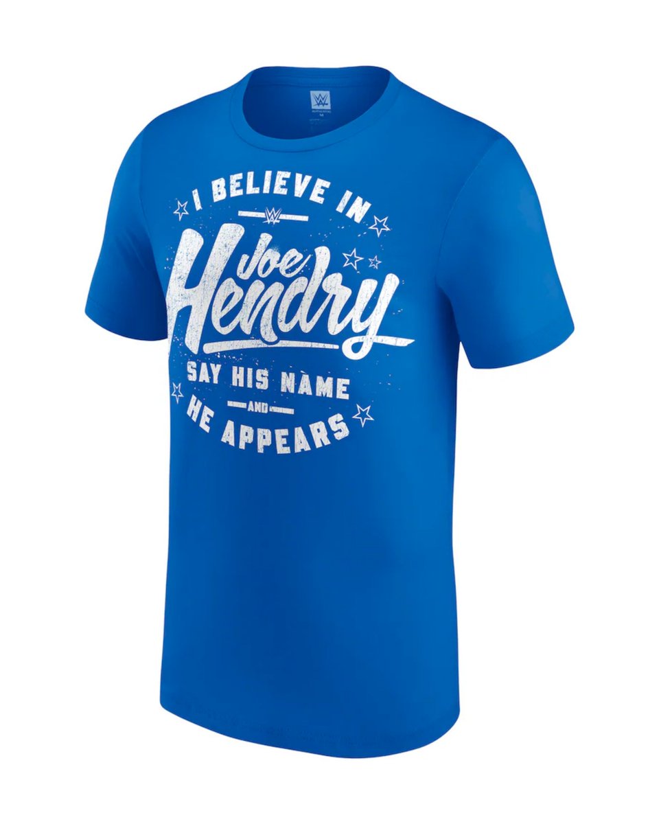 wrestlefanspace's tweet photo. New Merch On WWEShop 🚨

Joe Hendry I Believe In JH T-Shirt ⬇️

🛒: https://t.co/ihNYPA0jDA https://t.co/GRiPIXx1xa