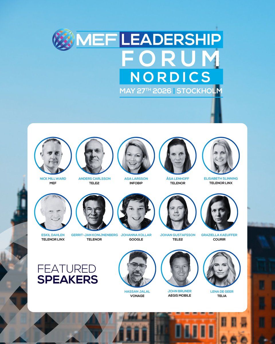 MEF (Mobile Ecosystem Forum) tweet media
