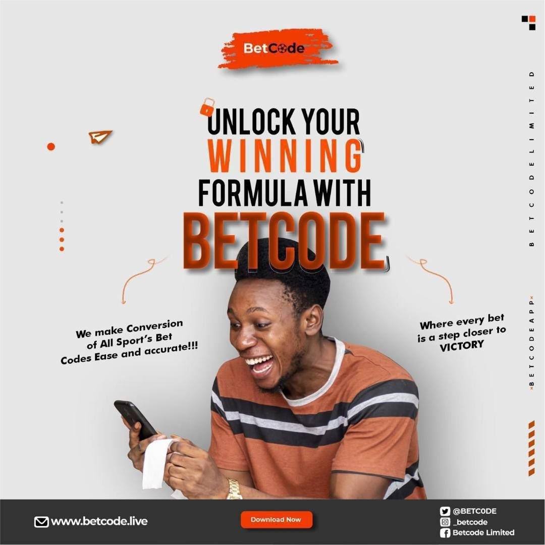 BETC0DE's tweet photo. Turn your slips into straight wins with BetCode! ⚡💰
Quick, accurate, and seamless bet code conversions for every sport! 🎯
Download the app now and elevate your betting experience! 🚀🔥

#BetCode https://t.co/50rw23fajf