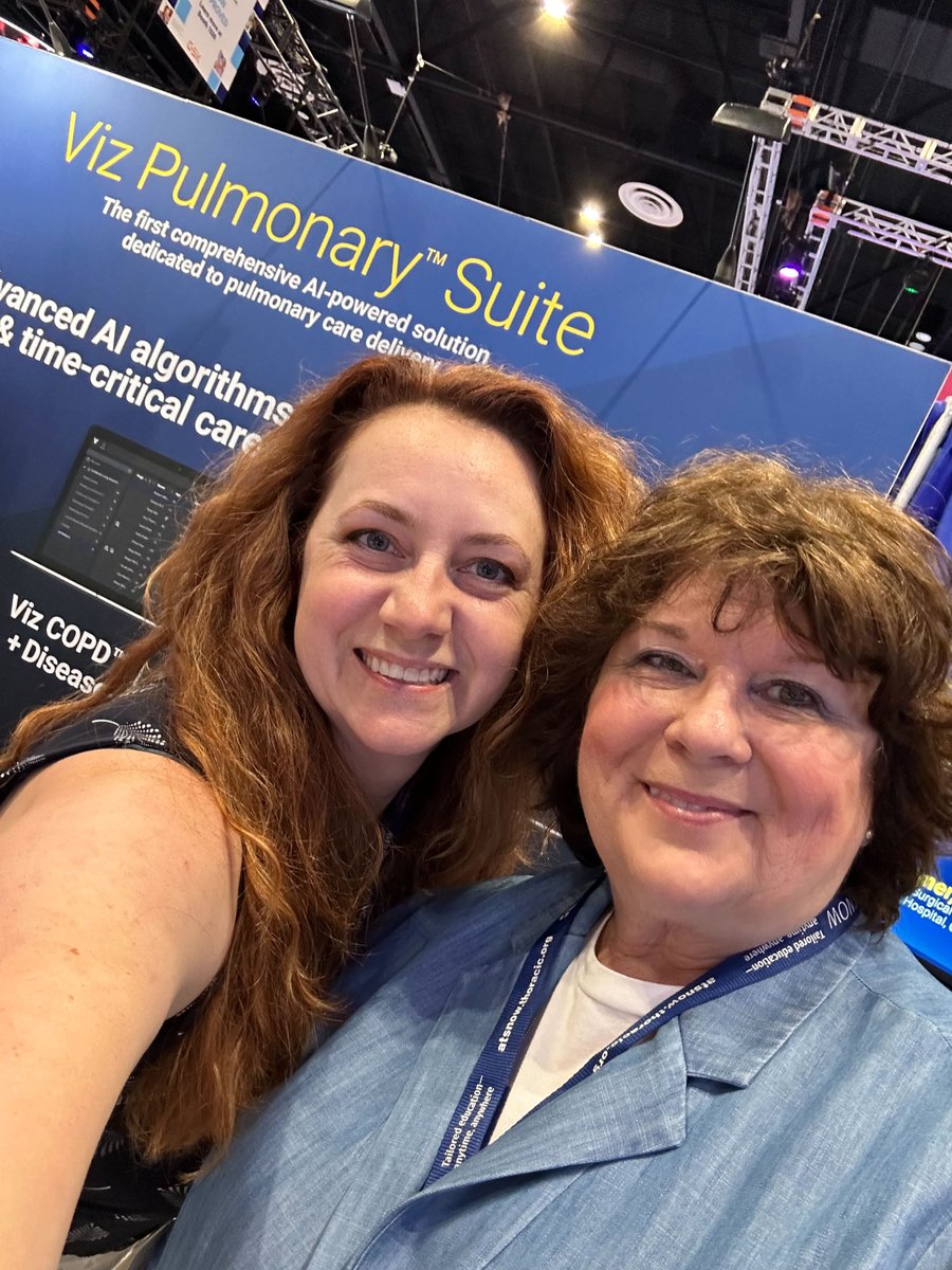 viz_ai's tweet photo. Live from #ATS2026! Stop by booth #1944 to meet Team Viz and see https://t.co/DtytY2aoJI in action.

And join us today at 12:35 PM ET in AI Innovation Hub #3 for our RapidFire talk on advancing coordinated pulmonary care with AI featuring Jacqueline Fontaine, MHI, @TimShowalter1, MD, and Nitasa Sahu, MD, MBA.

#PulmonaryMedicine #HealthcareAI #VizAI #COPD #PulmonaryEmbolism #TeamViz