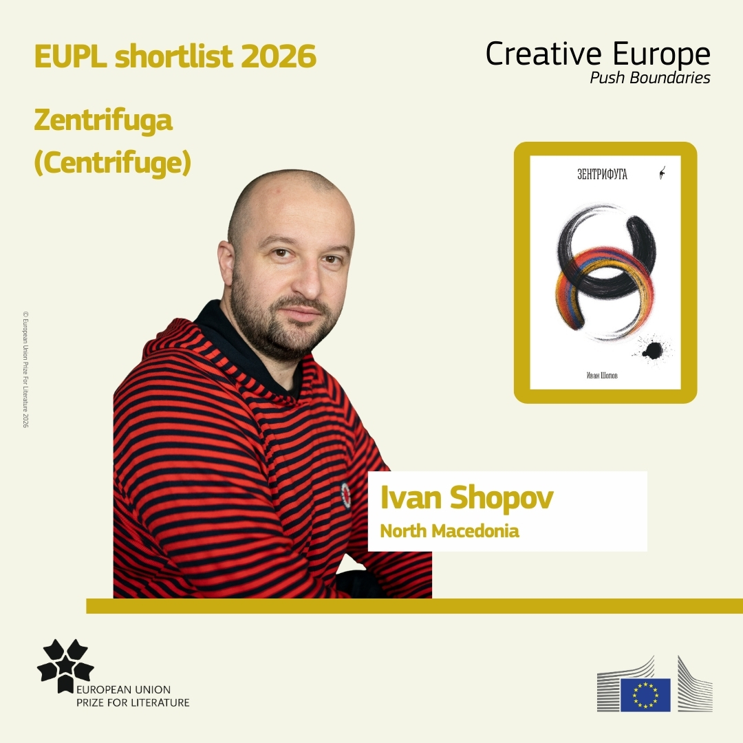europe_creative's tweet photo. 🇲🇪 Free Kicks, Vladimir Vujović explores identity in refined prose
🇲🇰 Zentrifuge, Ivan Shopov turns reality into a fiction that could collapse at any time
🇸🇪 Lost Ground, Frans Wachtmeister follows a disillusioned European through loss &amp; identity

🔗https://t.co/PJZJpMuMPJ https://t.co/oaJDsd3jNB